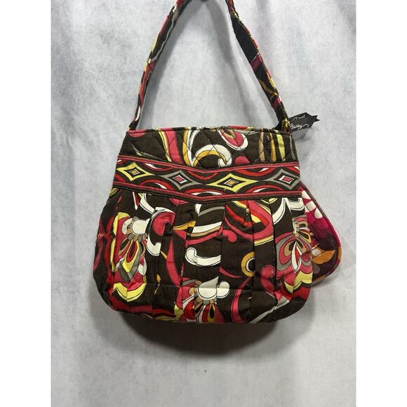 Vera Bradley Puccini Morgan Shoulder Bag & Zippered Card Coin Attached NWT - Picture 3 of 7